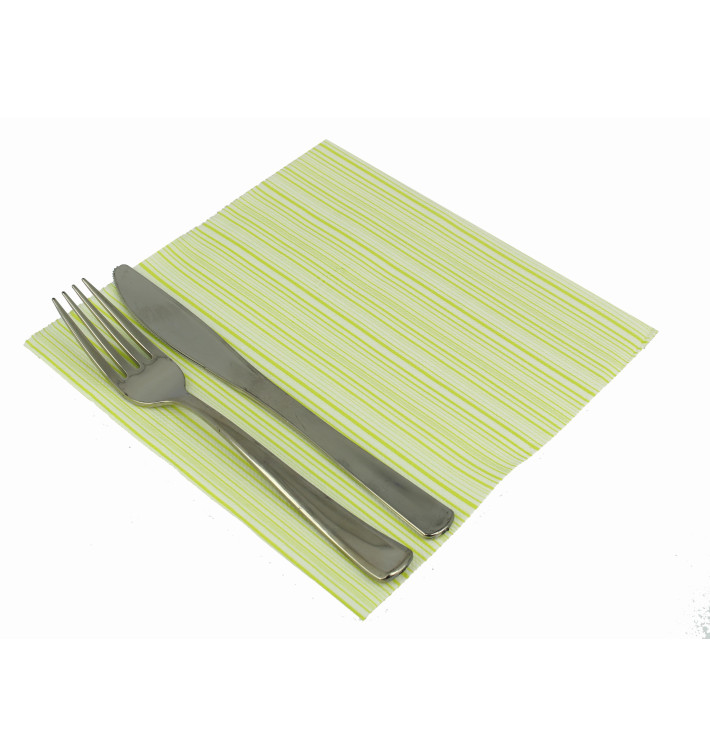 Tovagliolo di Airlaid "Basic" Pistacchio 40x40cm (50 Pezzi) Tovagliolo di Airlaid "Basic" Pistacchio 40x40cm (50 Pezzi)