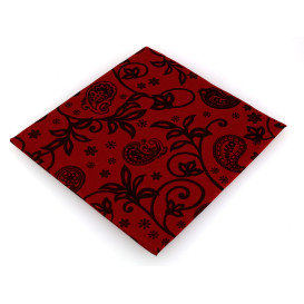 Tovagliolo di Airlaid Bordò "Cachemire" 40x40cm (600 Pezzi)
