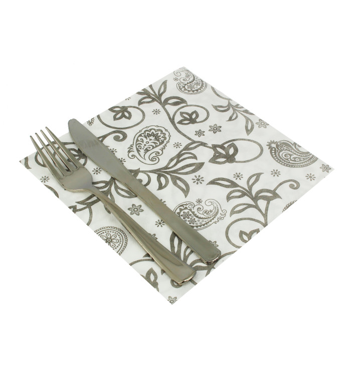 Tovagliolo di Airlaid Bianco "Cachemire" 40x40cm (50 Pezzi) Tovagliolo di Airlaid Bianco "Cachemire" 40x40cm (50 Pezzi)