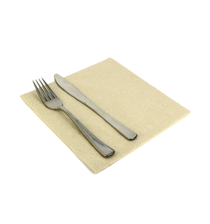 Tovagliolo Airlaid Crema 40x40cm (50 Pezzi) Tovagliolo Airlaid Crema 40x40cm (50 Pezzi)
