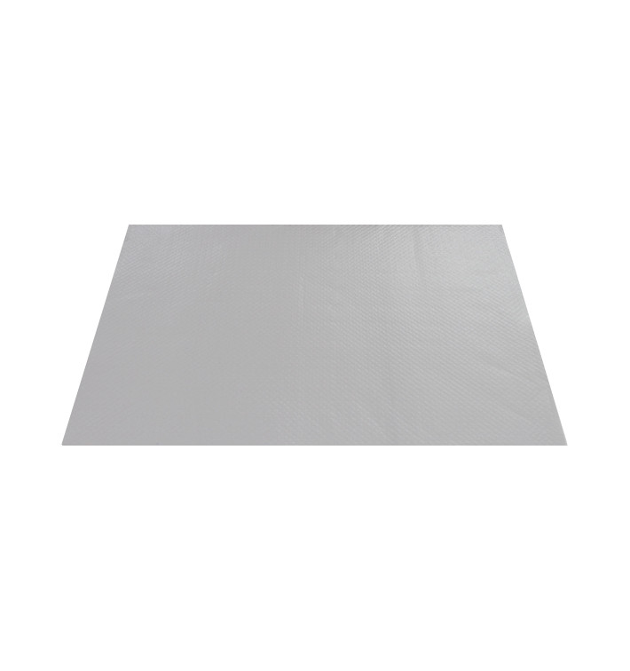 Tovaglietta di Carta 30x40cm Argento 50g (500 Pezzi) Tovaglietta di Carta 30x40cm Argento 50g (500 Pezzi)