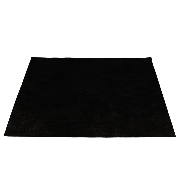 Tovaglietta Non Tessuto Nero 30x40cm 55g (500 Pezzi) Tovaglietta Non Tessuto Nero 30x40cm 55g (500 Pezzi)