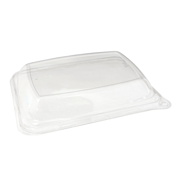 Coperchio Cupola PET Contenitori Canna da Zucchero 20x14x3cm (300 Pezzi) Coperchio Cupola PET Contenitori Canna da Zucchero 20x14x3cm (300 Pezzi)