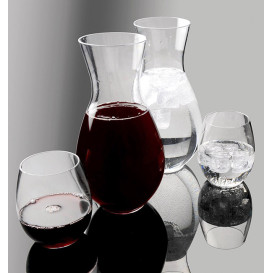Brocca Riutilizzabili Trasparente Tritan 1000ml (4 Pezzi)