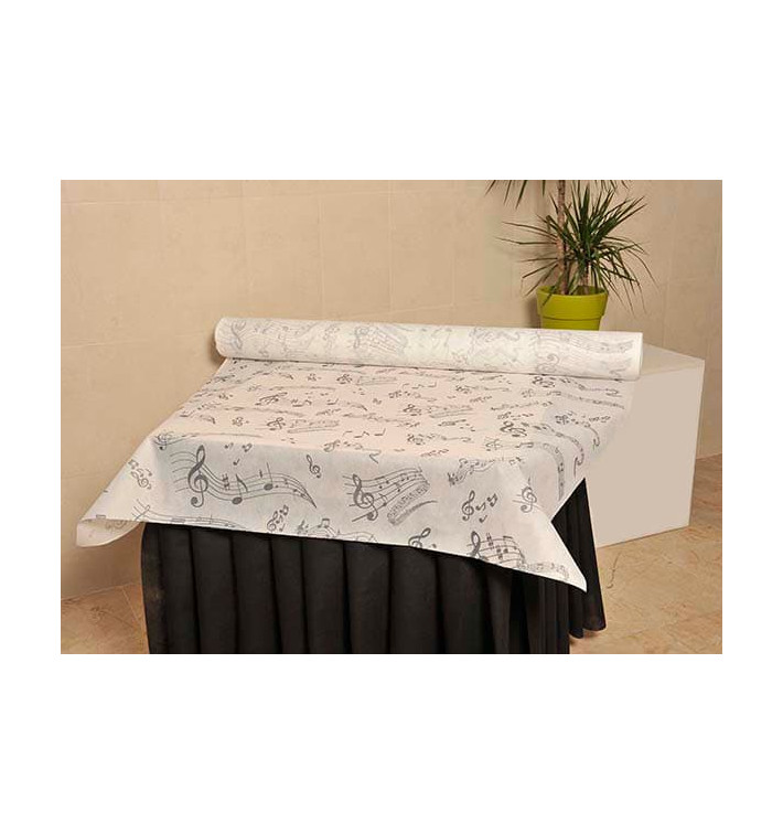 Tovaglia Rotolo Non Tessuto "Musicale" 1,2x50m 50g (6 Pezzi) Tovaglia Rotolo Non Tessuto "Musicale" 1,2x50m 50g (6 Pezzi)