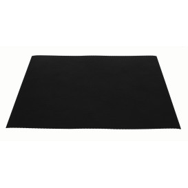 Tovaglietta Riutilizzabile Non Tessuto Nero 30x40cm 250g (150 Pezzi)