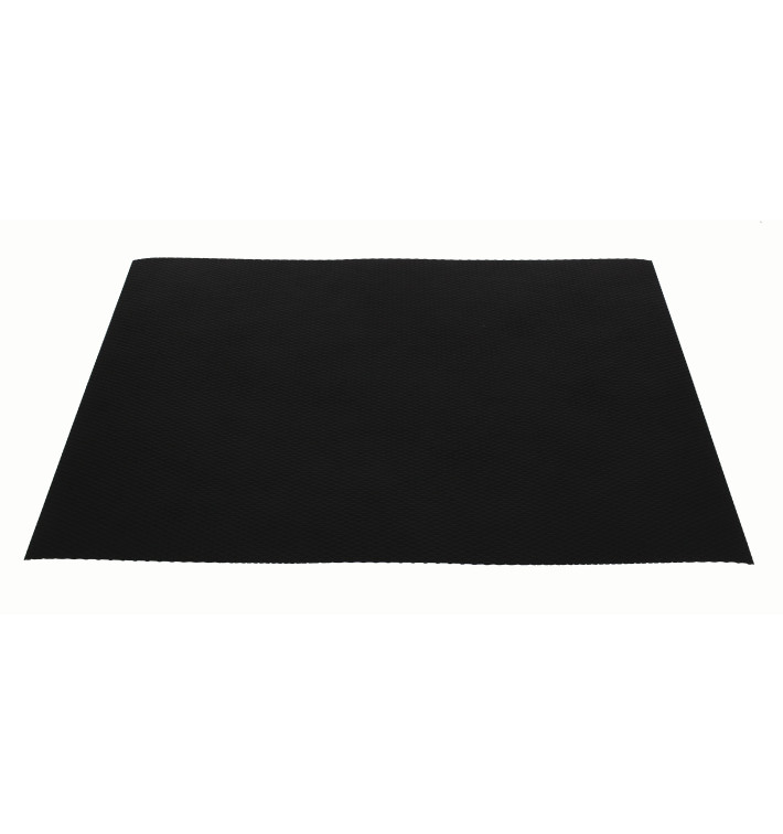 Tovaglietta Riutilizzabile Non Tessuto Nero 30x40cm 250g (150 Pezzi) Tovaglietta Riutilizzabile Non Tessuto Nero 30x40cm 250g (150 Pezzi)