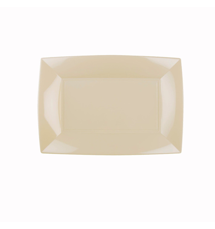 Vassoio Plastica Crema Nice PP 280x190mm (12 Pezzi) Vassoio Plastica Crema Nice PP 280x190mm (12 Pezzi)
