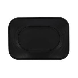 Vassoio di Plastica PP "X-Table" Nero 330x230mm (60 Pezzi)