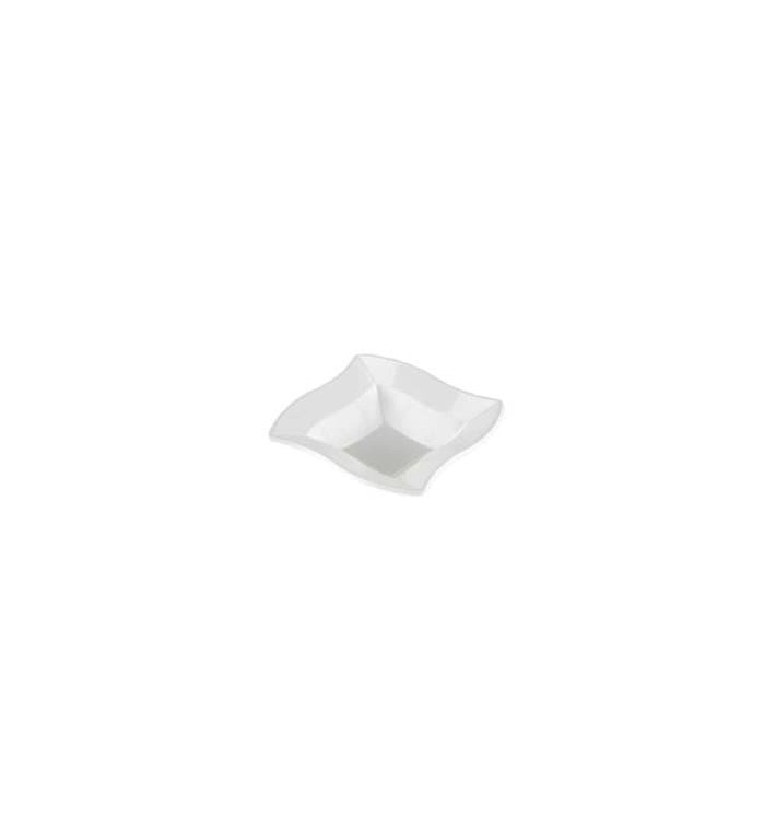 Ciotola Plastica PS "Onda" Bianco 18x18cm (100 Pezzi)