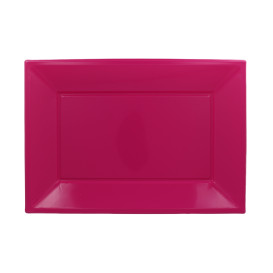 Vassoio Plastica Fucsia 330x225mm (25 Pezzi)