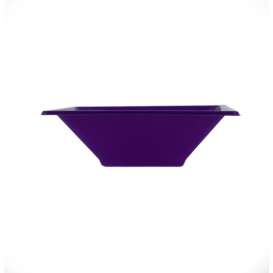 Ciotola Plastica PS Quadrato Lilla 12x12cm (25 Pezzi)