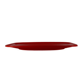 Vassoio di Plastica "X-Table" Rosso PP 330x230mm (60 Pezzi)