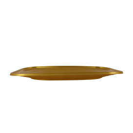 Vassoio di Plastica PP "X-Table" Oro 330x230mm (2 Pezzi)