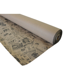 Tovaglia Carta Rotolo "Stampa" Kraft 1,2x100m 37g (1 Unità)
