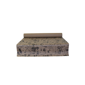 Tovaglia Carta Rotolo "Stampa" Kraft 1,2x100m 37g (1 Unità)
