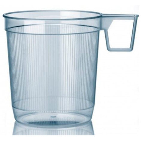Tazza di Plastica Rigida Trasparente 250ml (40 Pezzi)