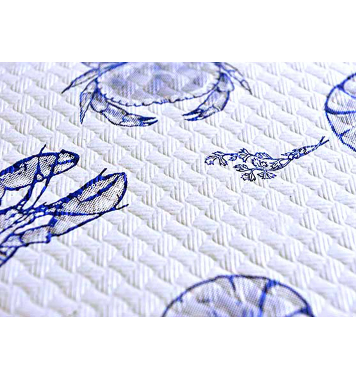 Tovaglia di Carta Taglio 1x1m "Frutto di Mare" 37g (400 Pezzi)