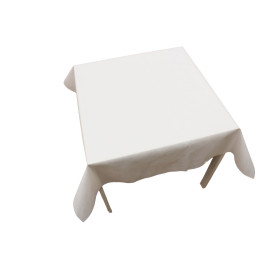 Tovaglia Non Tessuto Bianco 120x120cm (150 Pezzi)