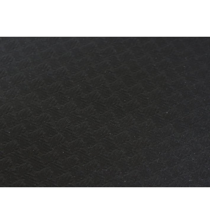 Tovaglia di Carta Taglio 1x1 Nero 40g (400 Pezzi) Tovaglia di Carta Taglio 1x1 Nero 40g (400 Pezzi)