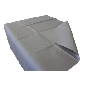 Tovaglia di Carta Taglio 1x1 Metro Grigio 40g (400 Pezzi)