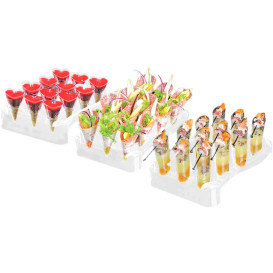 Coni Slice 55ml con Stand di Plastica 180x260mm (20 Unità)