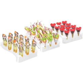 Coni Clear 75ml con Stand di Plastica 180x260mm (20 Unità)