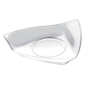 Piatto Degustazione Vela Small Transparente 8,5x8,5 cm (500 Pezzi)