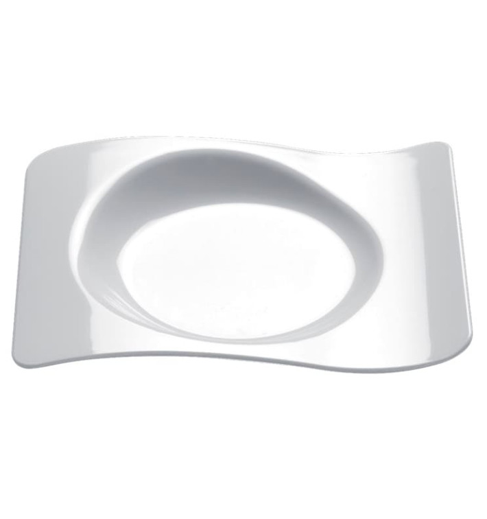 Piatto Degustazione Forma Bianco 8,0x6,6 cm (50 Pezzi)