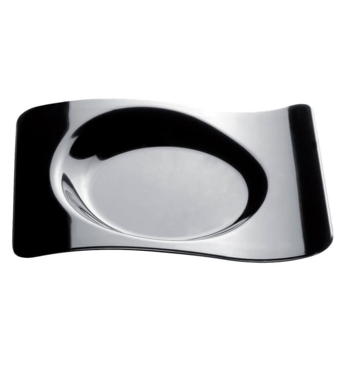 Piatto Degustazione Forma Nero 8x6,6 cm (50 Pezzi) Piatto Degustazione Forma Nero 8x6,6 cm (50 Pezzi)