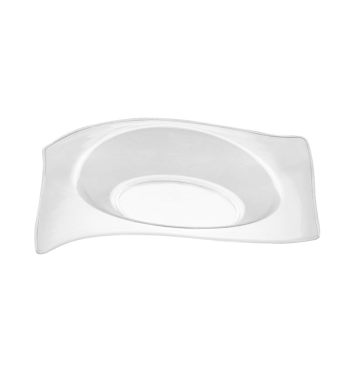 Piatto Degustazione "Flat" Transparente 8x6,6 cm (50 Pezzi) Piatto Degustazione "Flat" Transparente 8x6,6 cm (50 Pezzi)