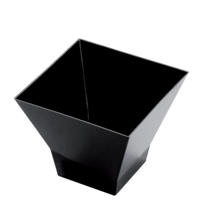 Bicchiere Degustazione Pagoda Nero 65ml (25 Pezzi) Bicchiere Degustazione Pagoda Nero 65ml (25 Pezzi)