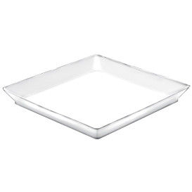 Vassoio Degustazione Medium Bianco 13x13 cm (12 Pezzi)