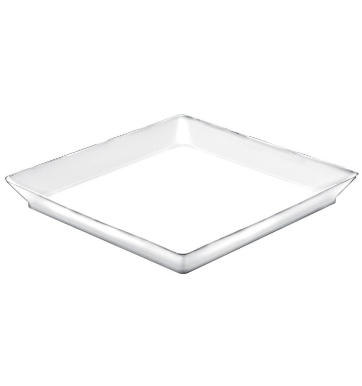 Vassoio Degustazione Medium Bianco 13x13 cm (12 Pezzi)