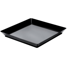 Vassoio Degustazione Medium Nero 13x13 cm (12 Pezzi)
