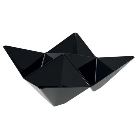 Ciotola Degustazione Origami PS Nero 103x103mm (25 Pezzi)