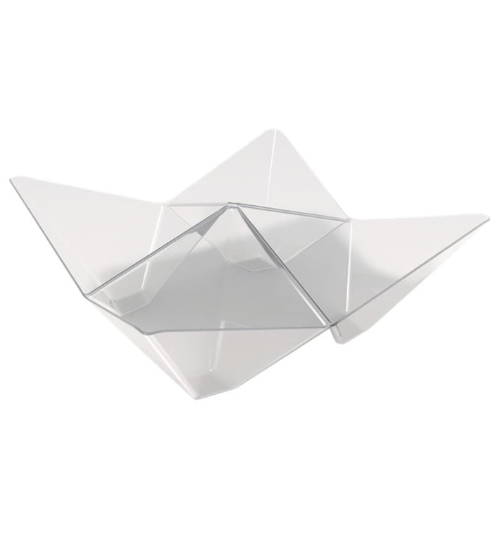 Ciotola Degustazione Origami PS Trasparente 103x103mm (25 Pezzi) Ciotola Degustazione Origami PS Trasparente 103x103mm (25 Pezzi)