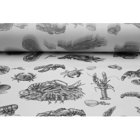 Tovaglia Rotolo Non Tessuto "Frutto di Mare" 1,2x50m 50g (6 Pezzi)