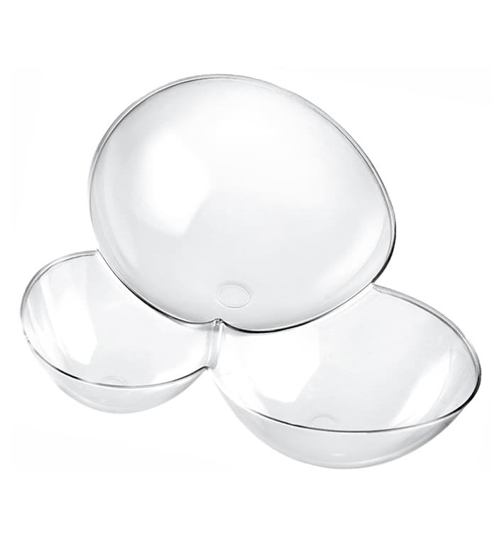 Ciotola di Plastica Molecola Degustazione Trasp. 100ml (25 Pezzi) Ciotola di Plastica Molecola Degustazione Trasp. 100ml (25 Pezzi)
