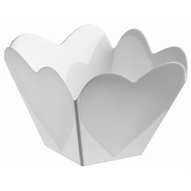 Ciotola di Plastica Degustazione "Cupido" Bianco 68 ml (25 Pezzi)