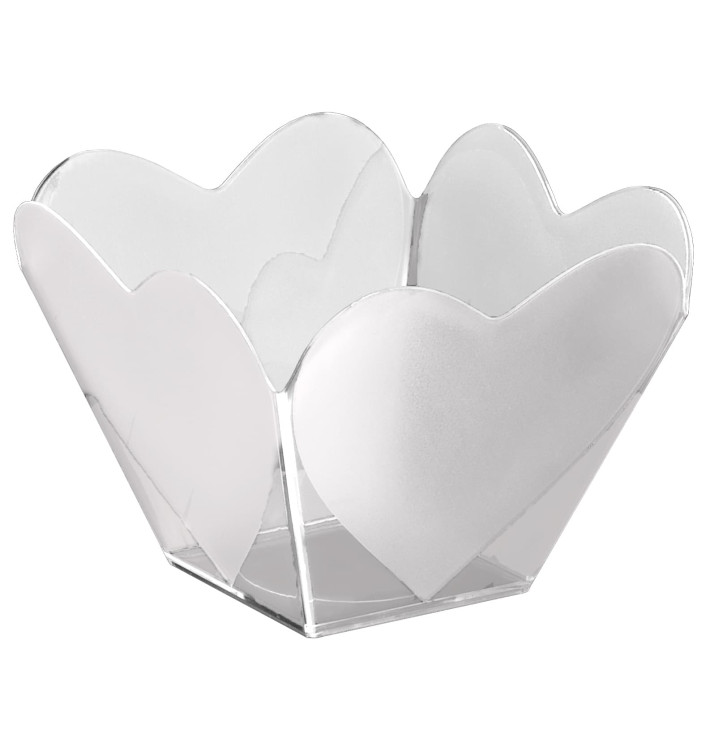 Ciotola di Plastica Degustazione "Cupido" Transparente 68 ml (500 Pezzi) Ciotola di Plastica Degustazione "Cupido" Transparente 68 ml (500 Pezzi)