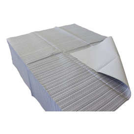 Tovaglia di Carta Taglio 1x1m "Basic Nero" 37g (400 Pezzi)