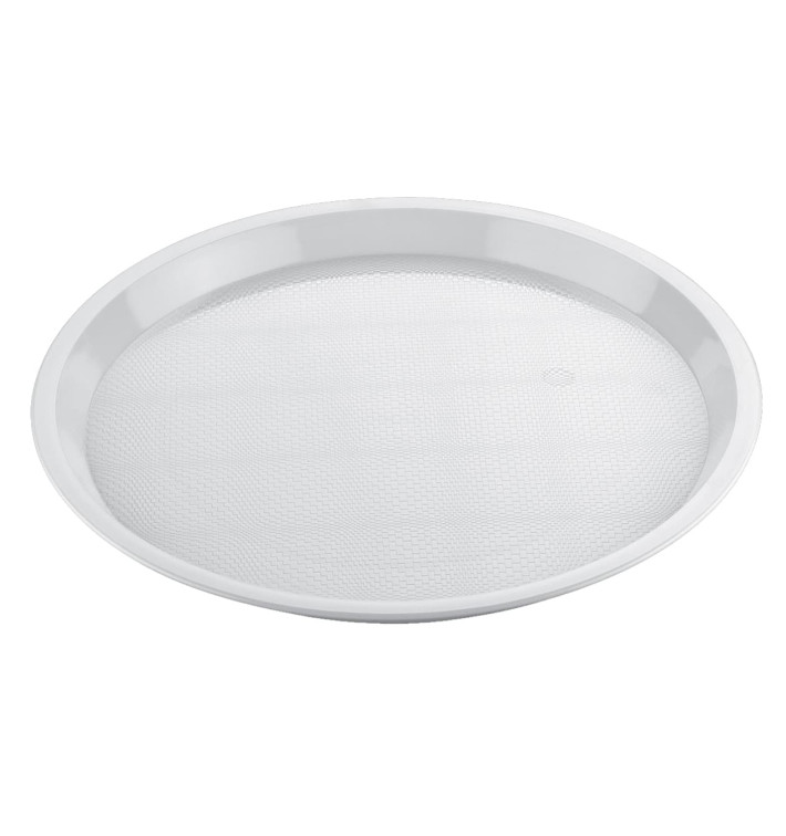 Vassoio Plastica Tray Bianco Ø32cm (5 Pezzi) Vassoio Plastica Tray Bianco Ø32cm (5 Pezzi)