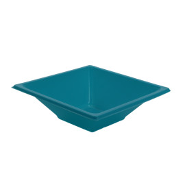 Ciotola Plastica PS Quadrato Turchese 12x12cm (720 Pezzi)