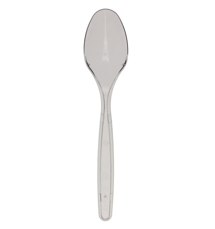 Cucchiaio di Plastica PS Transparente 165mm (600 Pezzi) Cucchiaio di Plastica PS Transparente 165mm (600 Pezzi)