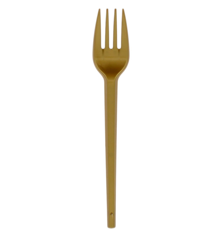 Forchetta di Plastica PS Oro 165mm (20 Pezzi) Forchetta di Plastica PS Oro 165mm (20 Pezzi)