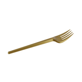 Forchetta di Plastica PS Oro 165mm (20 Pezzi)