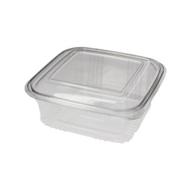 Contenitore Quadrato Coperchio PET 750 ml (600 Pezzi)