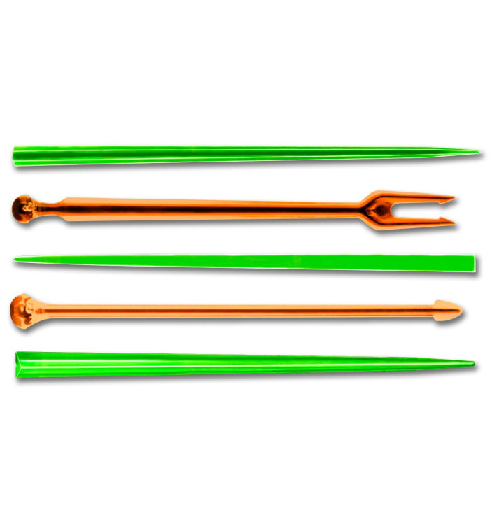 Pick di Plastica Snack Stick Multicolore 90mm (1650 Pezzi) Pick di Plastica Snack Stick Multicolore 90mm (1650 Pezzi)