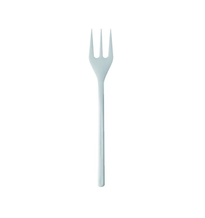 Mini-Forcheta di plastica Degustazione Bianco 100 mm (1500 Pezzi) Mini-Forcheta di plastica Degustazione Bianco 100 mm (1500 Pezzi)
